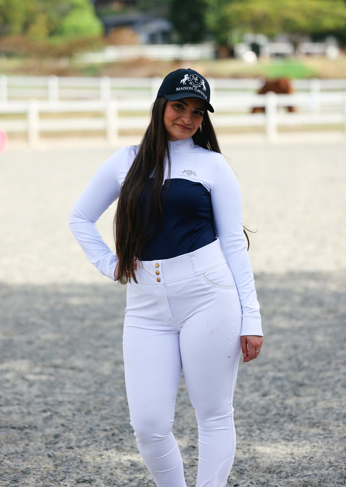The Adelle-Lee Long Sleeve Riding Top