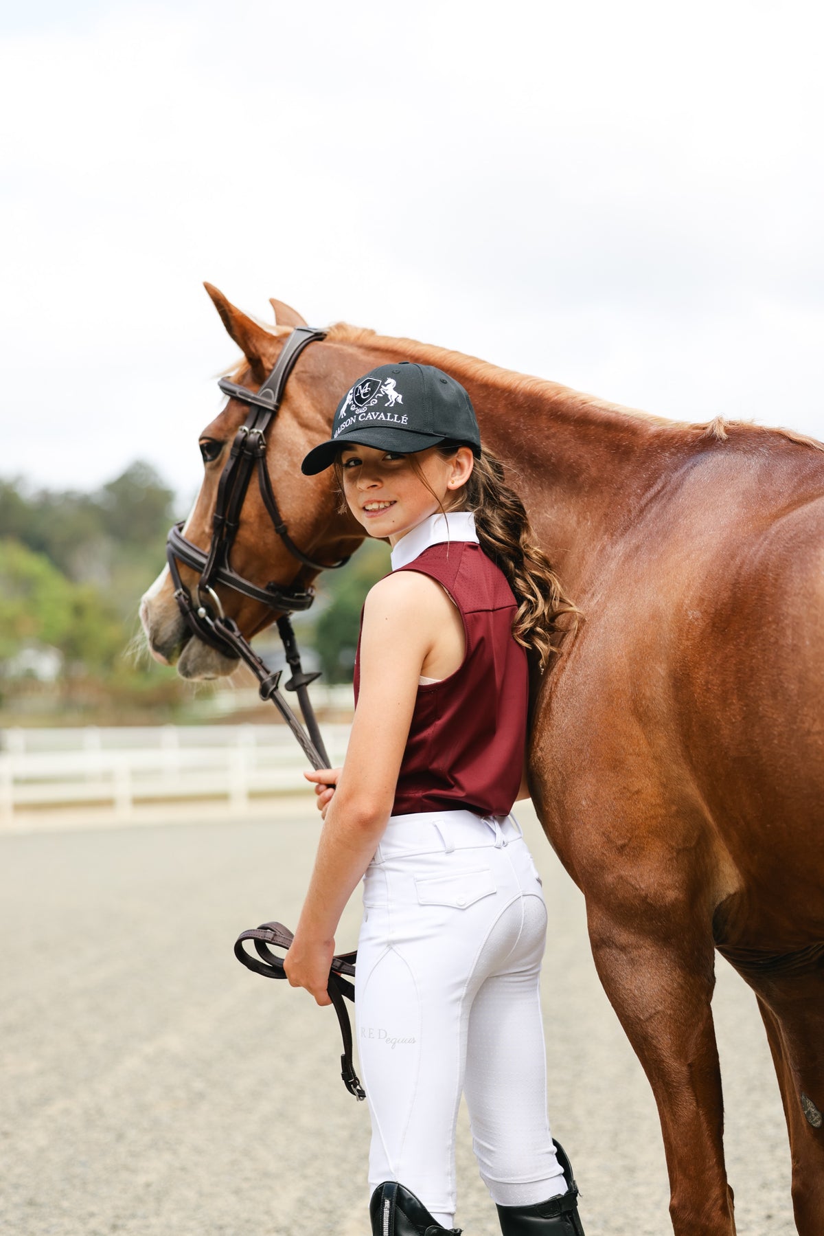 Audrey-May Sleeveless Riding Top